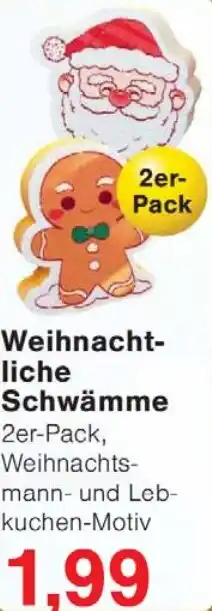 Wiglo Wunderland Weihnachtliche Schwämme Angebot