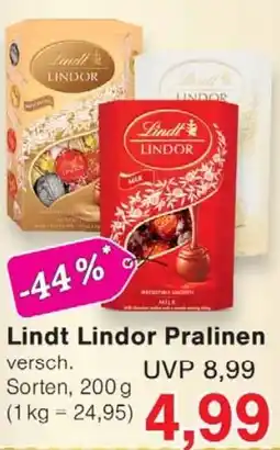 Wiglo Wunderland Lindt Lindor Pralinen Angebot