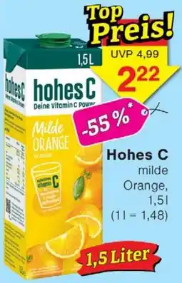 Wiglo Wunderland Hohes C Angebot