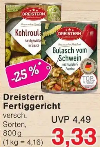 Wiglo Wunderland Dreistern Fertiggericht Angebot