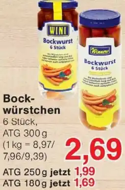 Wiglo Wunderland Bockwürstchen Angebot