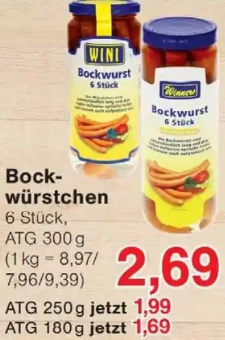 Wiglo Wunderland Bockwürstchen Angebot