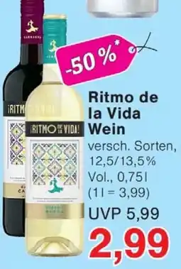 Wiglo Wunderland Ritmo de la Vida Wein Angebot