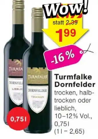 Wiglo Wunderland Turmfalke Dornfelder Angebot