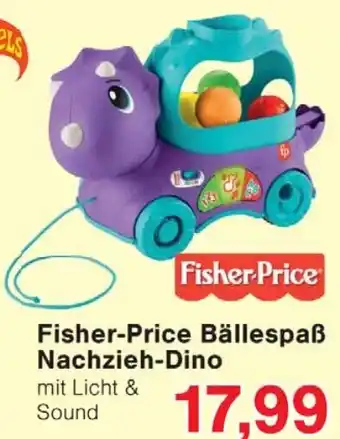 Wiglo Wunderland Fisher-Price Bällespaß Nachzieh-Dino Angebot