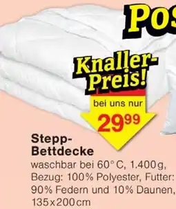 Wiglo Wunderland Stepp- Bettdecke Angebot