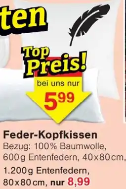 Wiglo Wunderland Feder-Kopfkissen Angebot