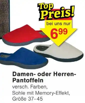 Wiglo Wunderland Damen- oder Herren- Pantoffeln Angebot