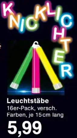Wiglo Wunderland Leuchtstäbe Angebot