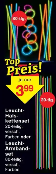 Wiglo Wunderland Leucht- Halskettenset oder Leucht- Armbandset Angebot