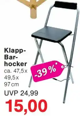 Wiglo Wunderland Klapp Barhocker Angebot