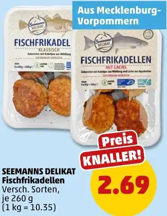 PENNY SEEMANNS DELIKAT Fischfrikadellen Angebot