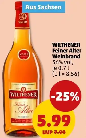 PENNY WILTHENER Feiner Alter Weinbrand Angebot