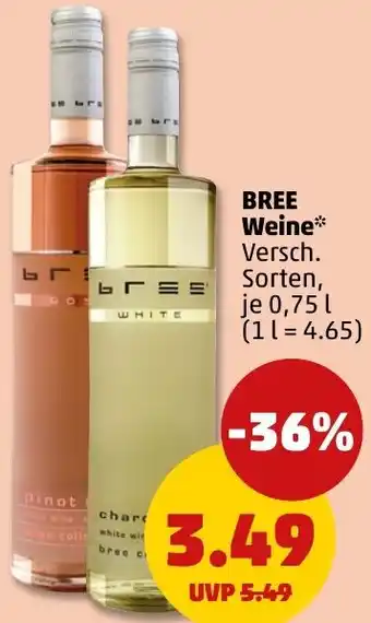 PENNY BREE Weine Angebot