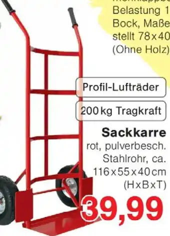 Wiglo Wunderland Sackkarre Angebot