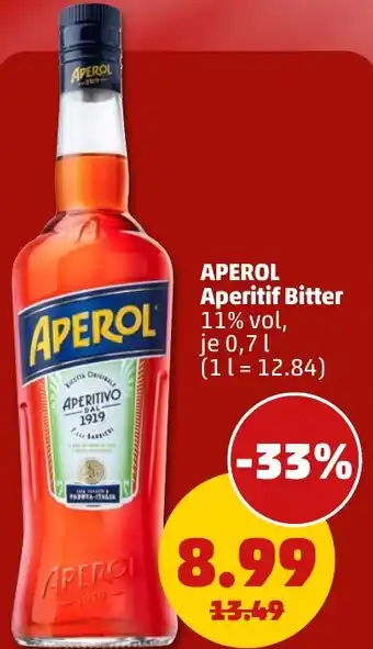 PENNY APEROL Aperitif Bitter Angebot