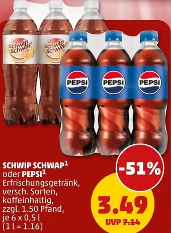PENNY SCHWIP SCHWAP oder PEPSI Angebot