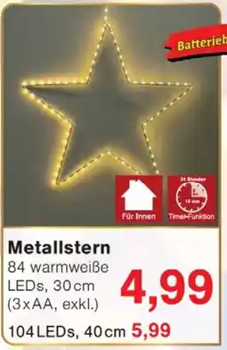 Wiglo Wunderland Metallstern Angebot