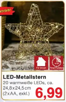 Wiglo Wunderland LED-Metallstern Angebot