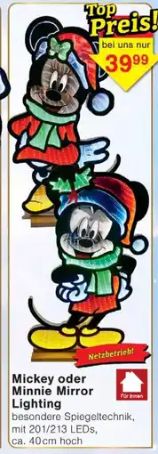 Wiglo Wunderland Mickey oder Minnie Mirror Lighting Angebot