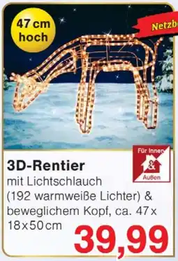 Wiglo Wunderland 3D-Rentier Angebot