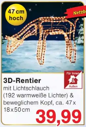 Wiglo Wunderland 3D-Rentier Angebot