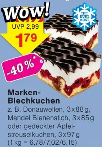 Wiglo Wunderland Marken Blechkuchen Angebot