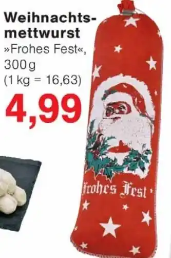 Wiglo Wunderland Weihnachtsmettwurst Angebot