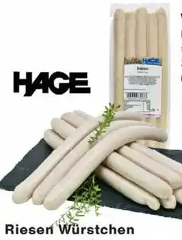 Wiglo Wunderland HAGE Riesen Würstchen Angebot