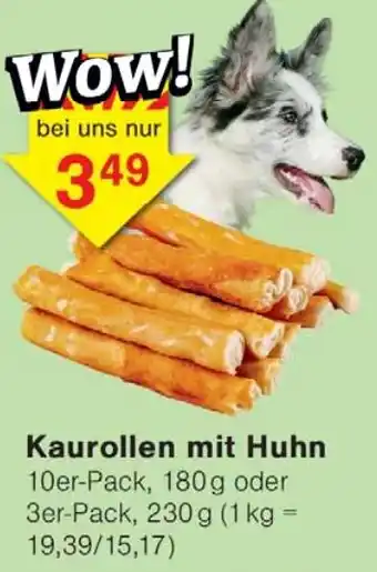 Wiglo Wunderland Kaurollen mit Huhn Angebot