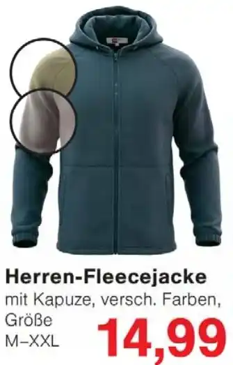 Wiglo Wunderland Herren-Fleecejacke Angebot