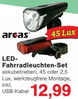 Wiglo Wunderland Arcas LED Fahrradleuchten-Set Angebot