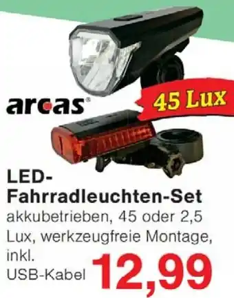 Wiglo Wunderland Arcas LED Fahrradleuchten-Set Angebot