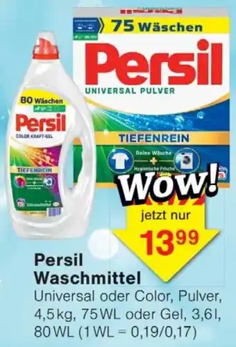 Wiglo Wunderland Persil Waschmittel Angebot