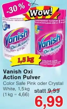Wiglo Wunderland Vanish Oxi Action Pulver Angebot