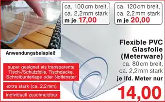 Wiglo Wunderland Flexible PVC Glasfolie (Meterware) Angebot