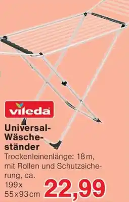 Wiglo Wunderland Vileda Universal Wäscheständer Angebot