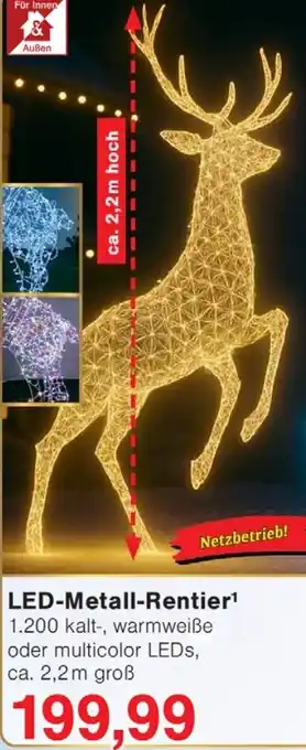 Wiglo Wunderland LED-Metall-Rentier Angebot