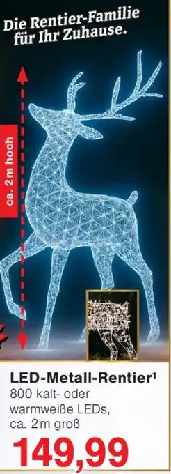 Wiglo Wunderland LED-Metall-Rentier Angebot