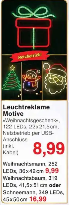 Wiglo Wunderland Leuchtreklame Motive Angebot