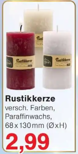 Wiglo Wunderland Rustikkerze Angebot