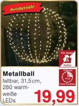 Wiglo Wunderland Metallball Angebot