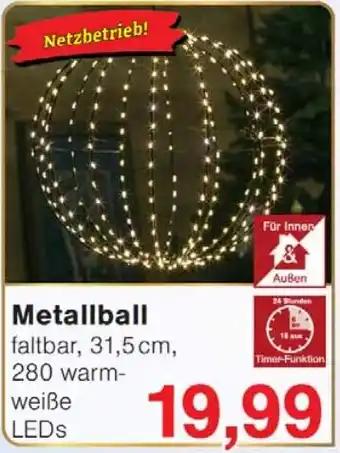 Wiglo Wunderland Metallball Angebot