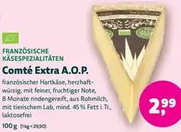 Biomarkt FRANZÖSISCHE KÄSESPEZIALITÄTEN Comté Extra A.O.P. Angebot