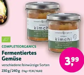 Biomarkt COMPLETEORGANICS Fermentiertes Gemüse Angebot