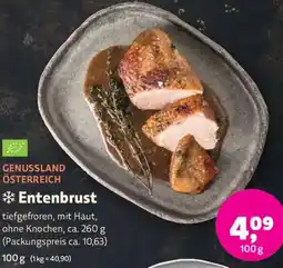 Biomarkt GENUSSLAND ÖSTERREICH Entenbrust Angebot
