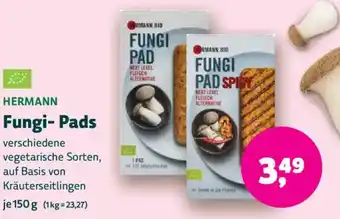 Biomarkt HERMANN Fungi Pads Angebot