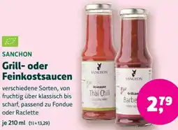 Biomarkt SANCHON Grill- oder Feinkostsaucen Angebot