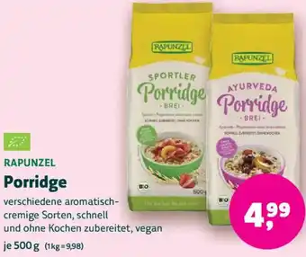 Biomarkt RAPUNZEL Porridge Angebot