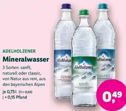 Biomarkt ADELHOLZENER Mineralwasser Angebot